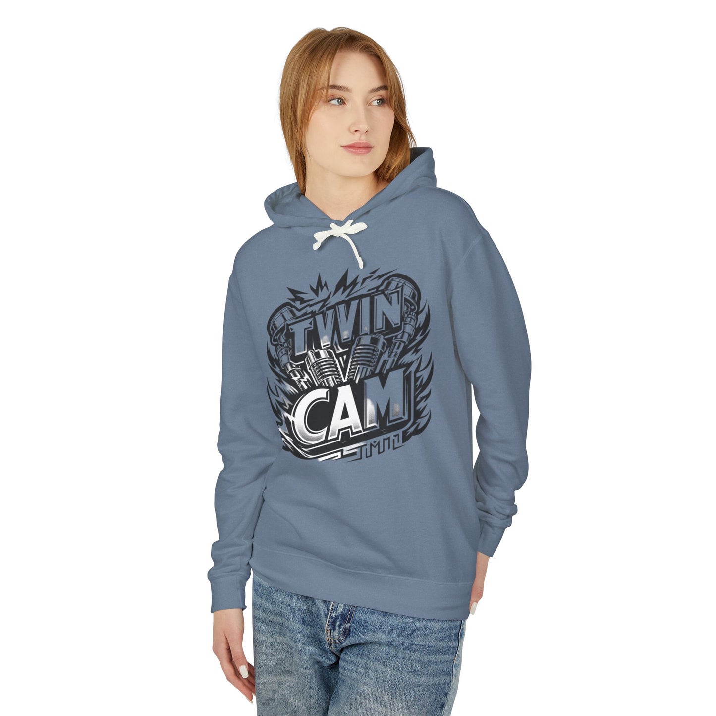 Twin Cam Motor Lightweight Hoodie - Cotton