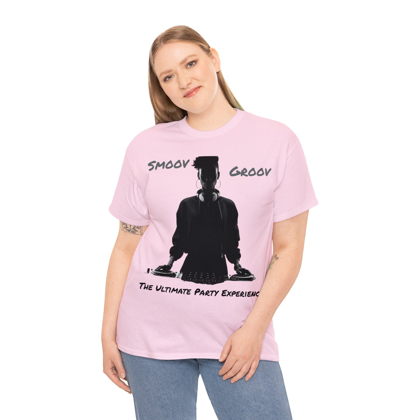 Smoov Groov Black Artist DJ Unisex Heavy Cotton T-Shirt