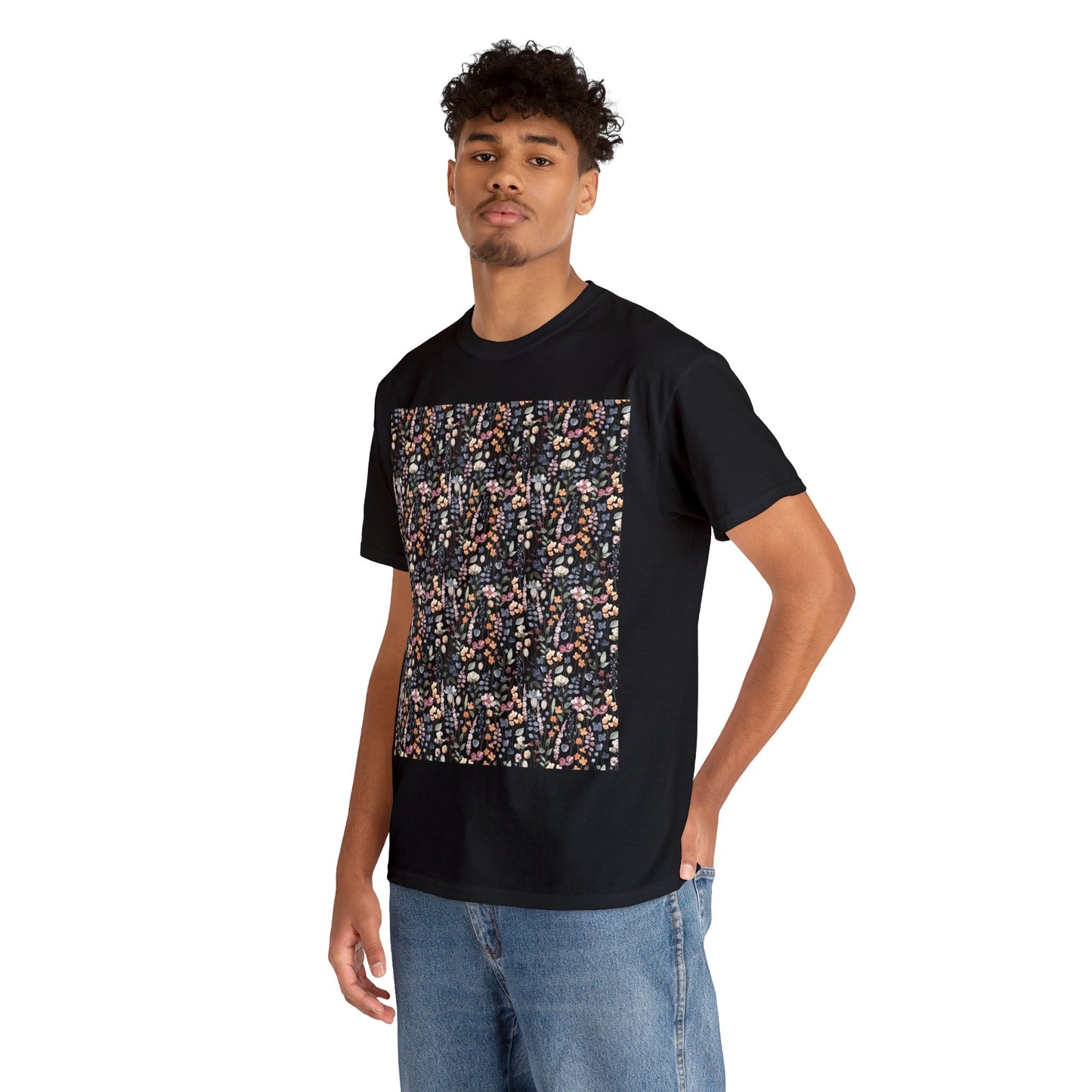 Flowers Unisex Heavy Cotton Tee
