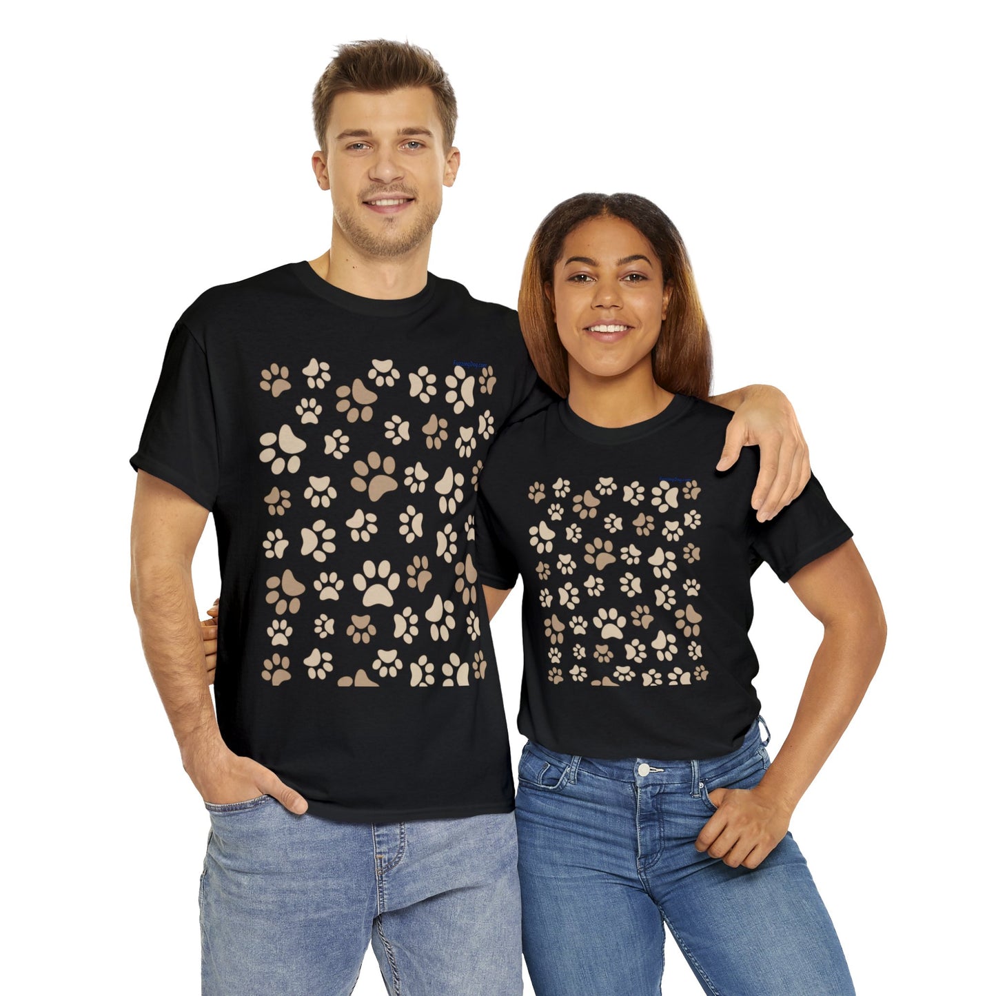 Dog Paws Unisex Heavy Cotton Tee