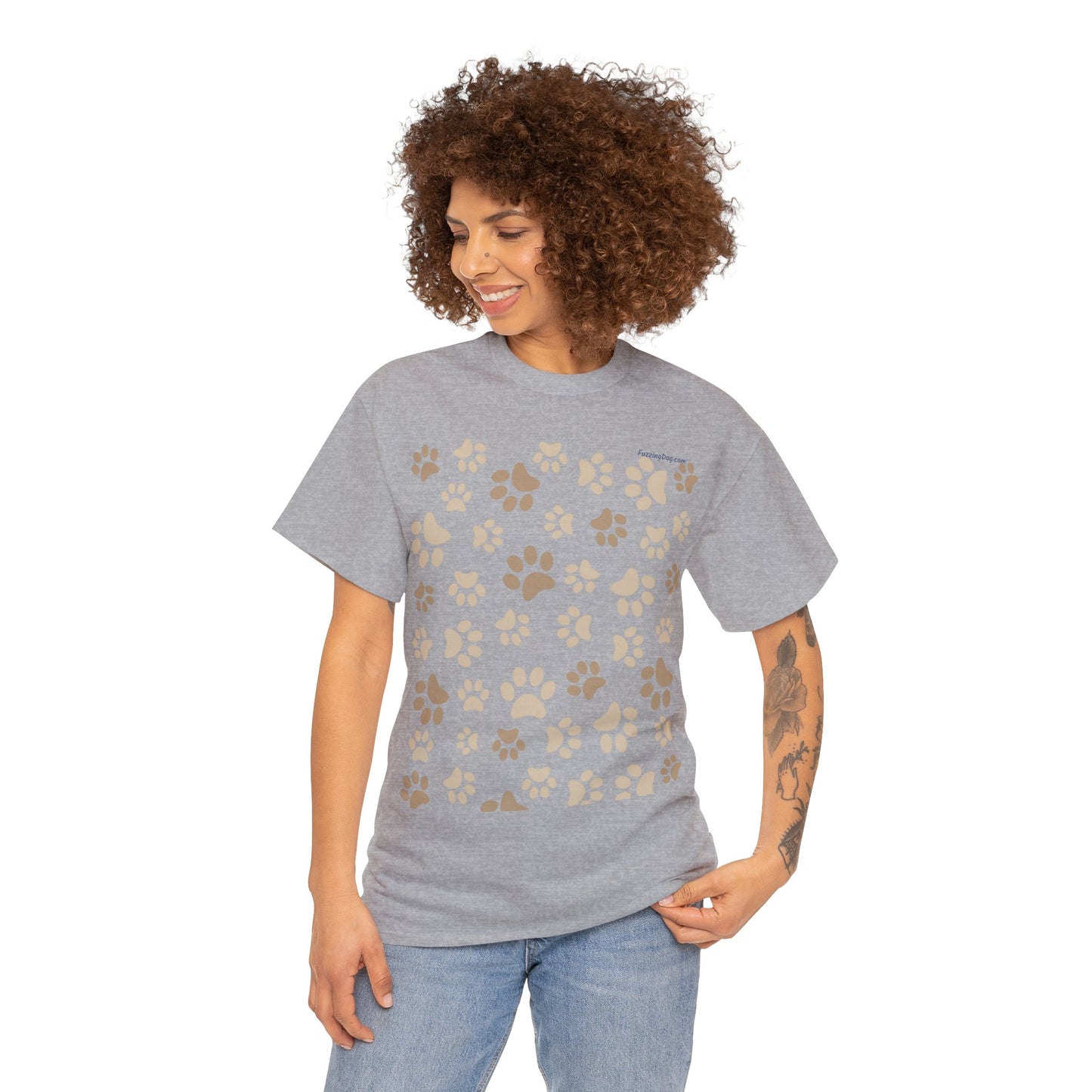 Dog Paws Unisex Heavy Cotton Tee