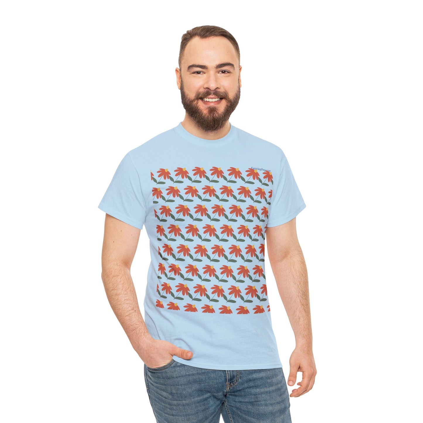 Flower Unisex Heavy Cotton Tee