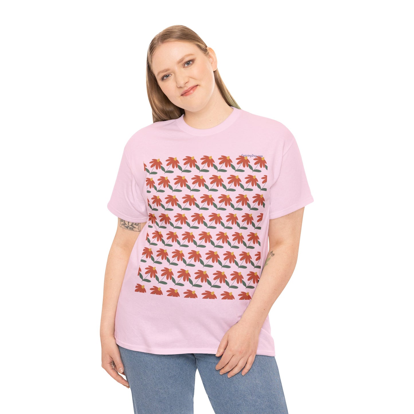 Flower Unisex Heavy Cotton Tee