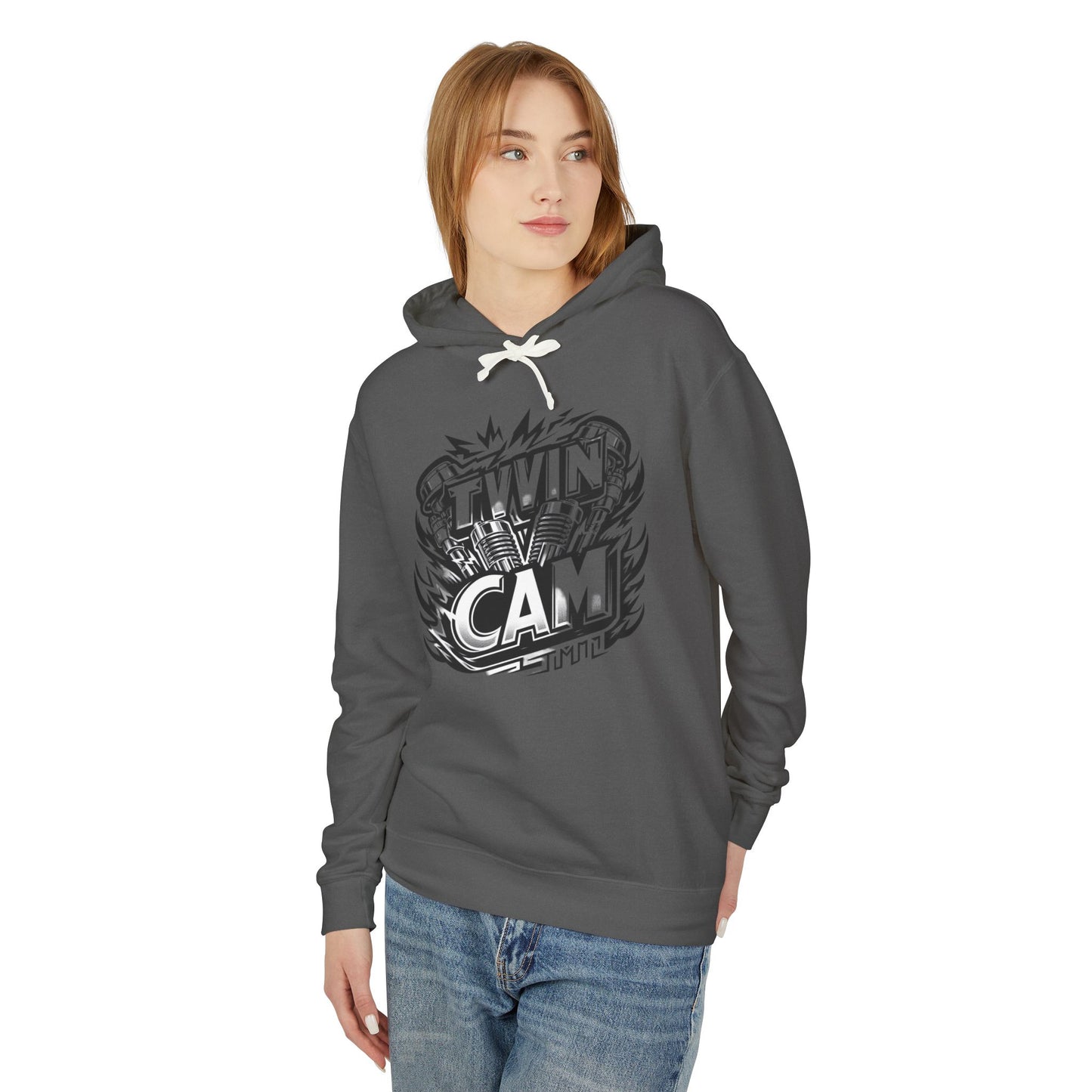 Twin Cam Motor Lightweight Hoodie - Cotton