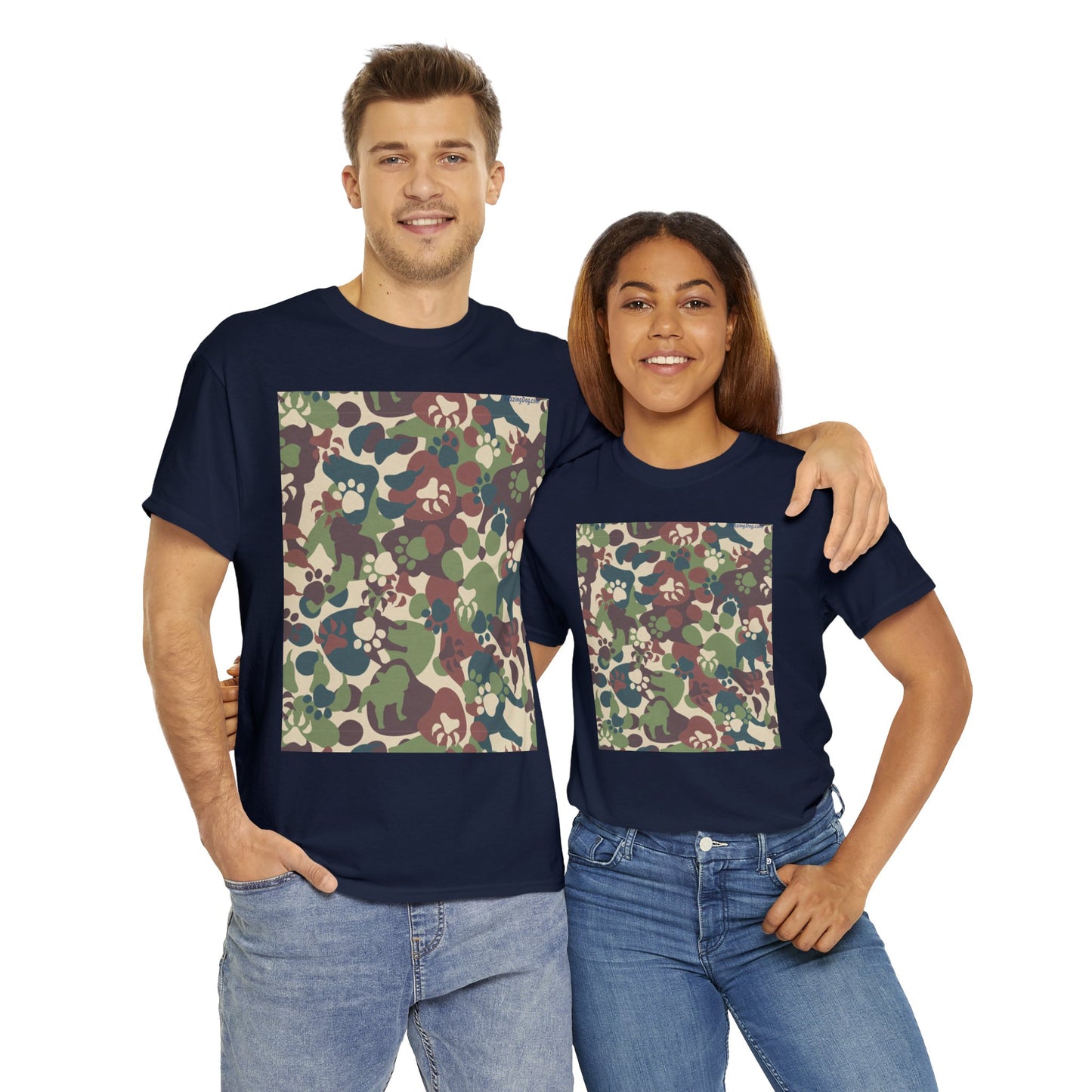 Dog Camo Unisex Heavy Cotton Tee