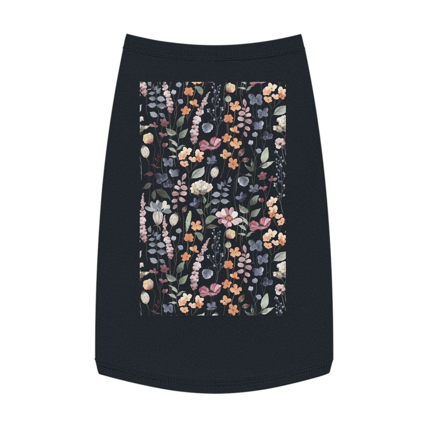 Flowers Pet Tank Top.