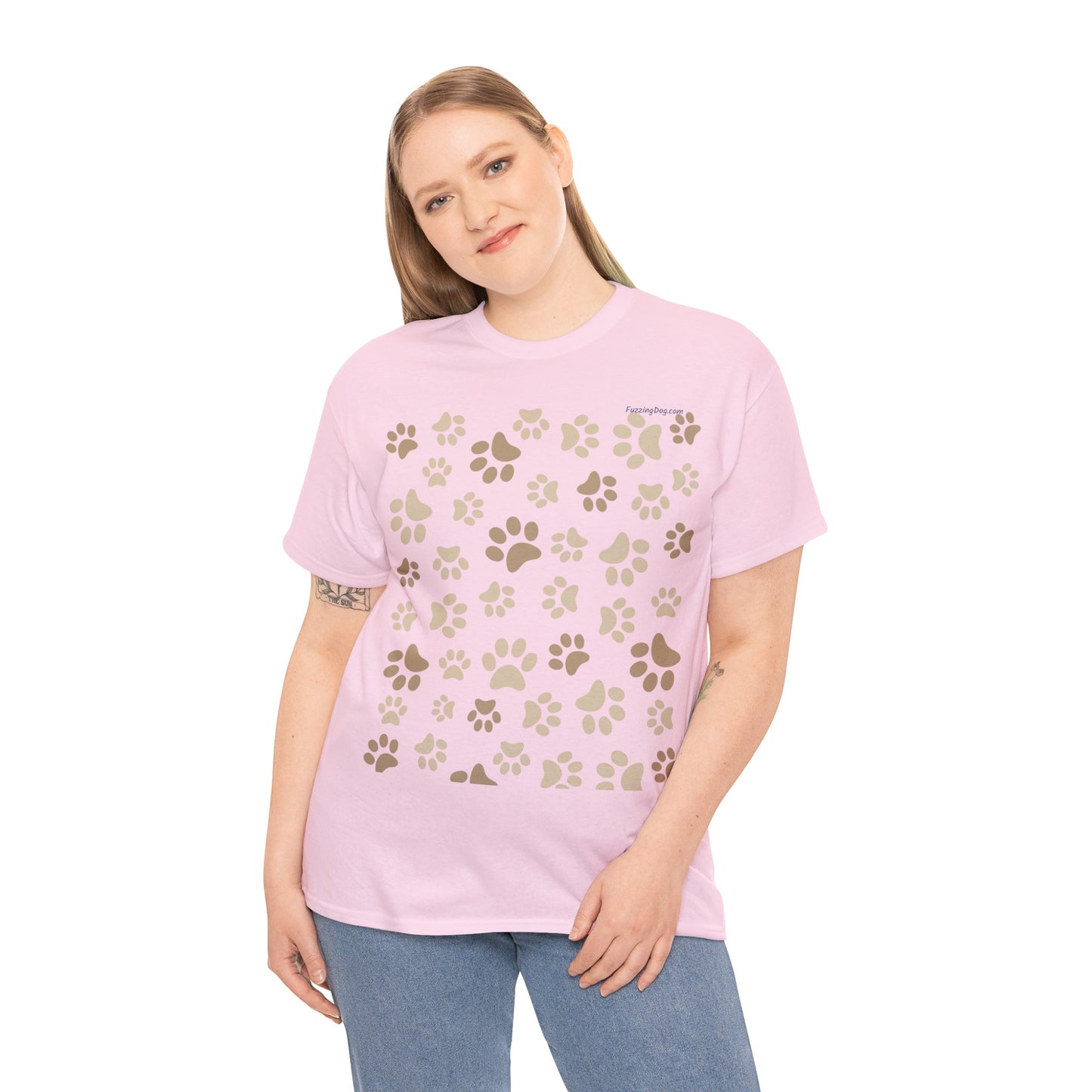 Dog Paws Unisex Heavy Cotton Tee