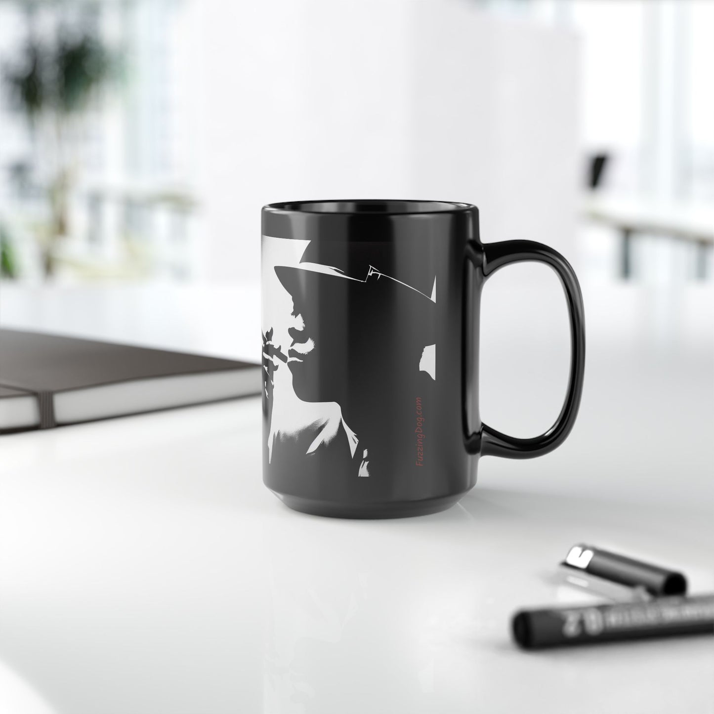 Mr Smoov 15oz Black Coffee Mug