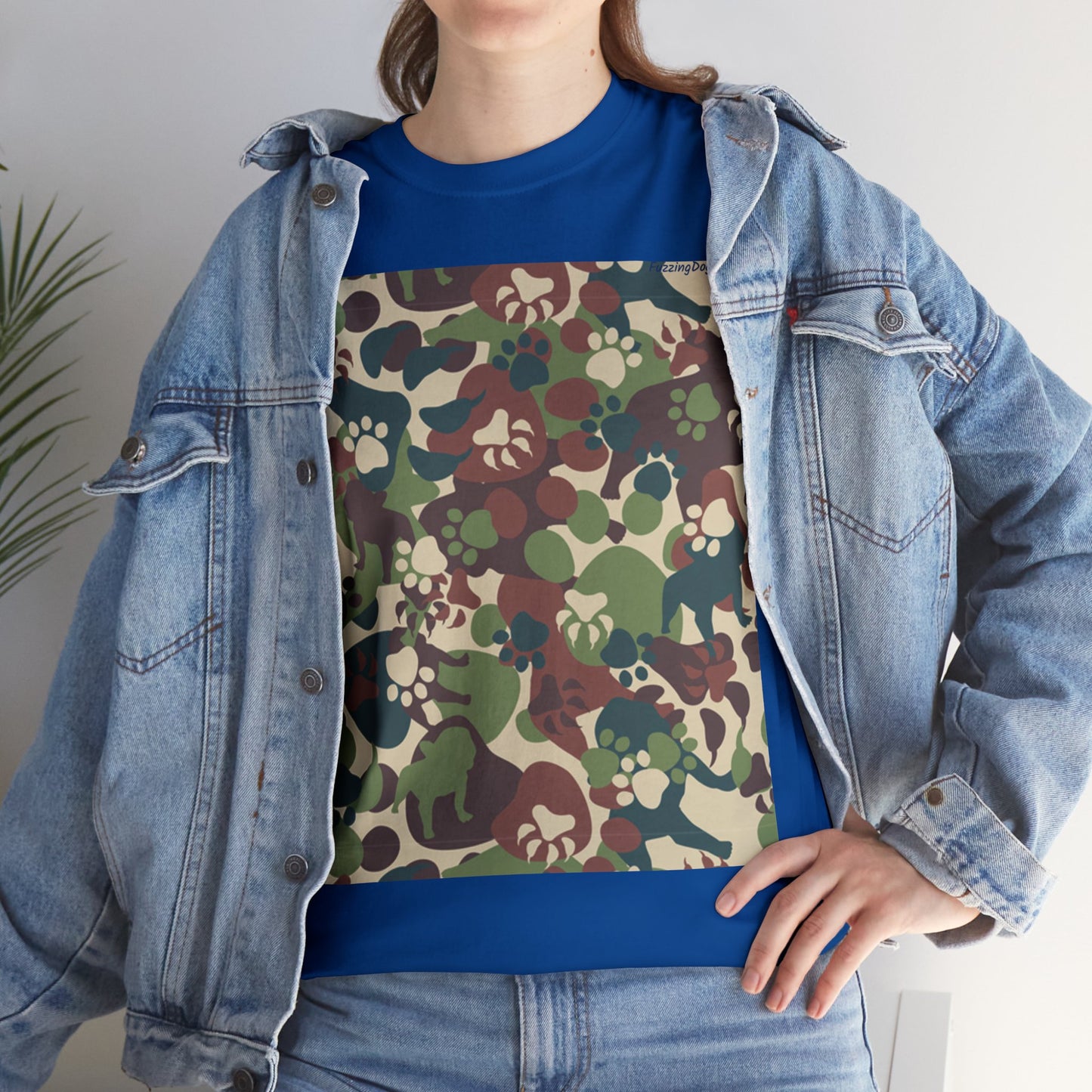 Dog Camo Unisex Heavy Cotton Tee