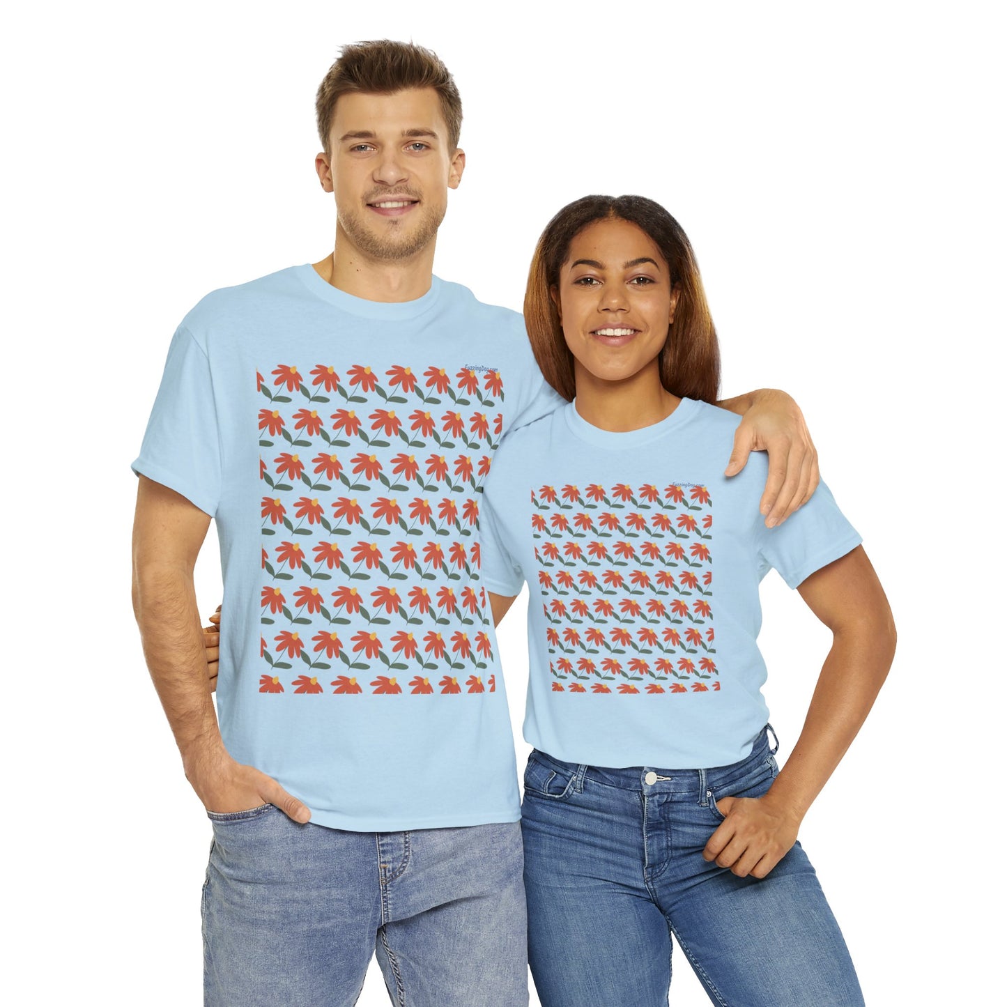 Flower Unisex Heavy Cotton Tee