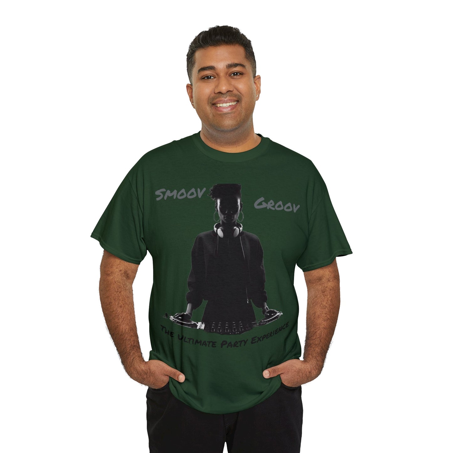 Smoov Groov Black Artist DJ Unisex Heavy Cotton T-Shirt