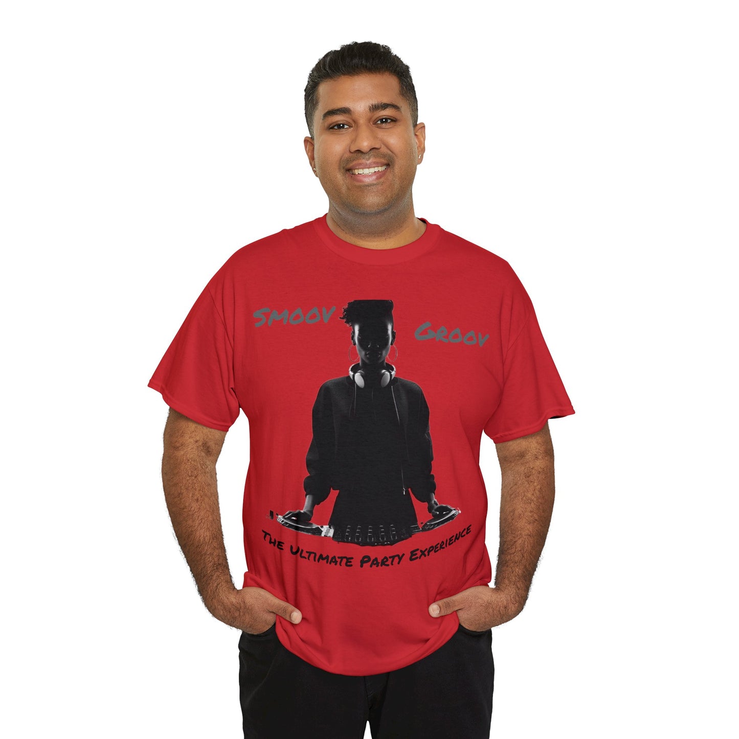 Smoov Groov Black Artist DJ Unisex Heavy Cotton T-Shirt