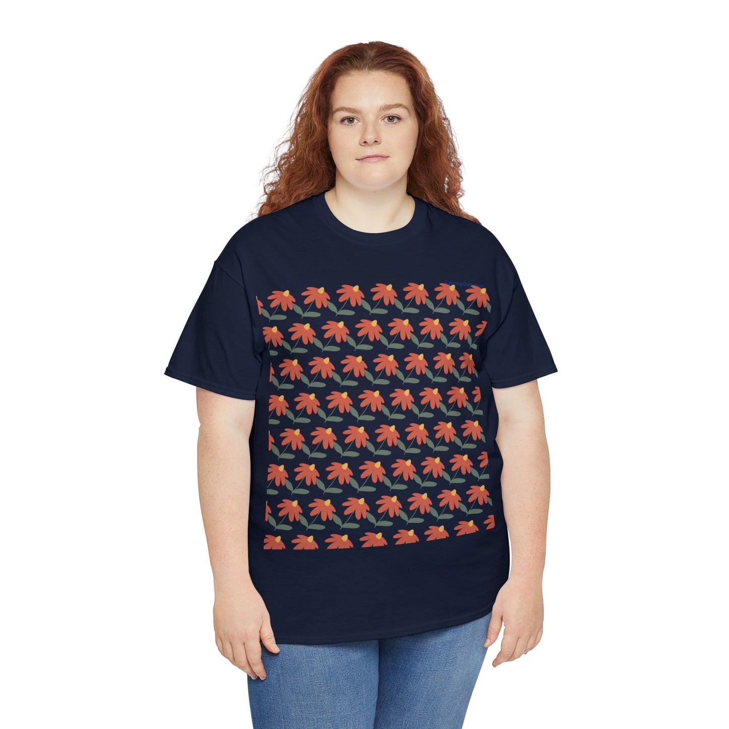 Flower Unisex Heavy Cotton Tee