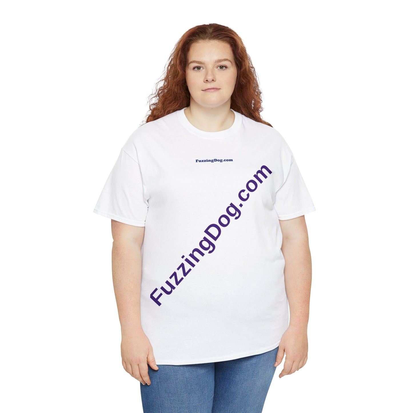 Fuzzing Dog Unisex Heavy Cotton Tee
