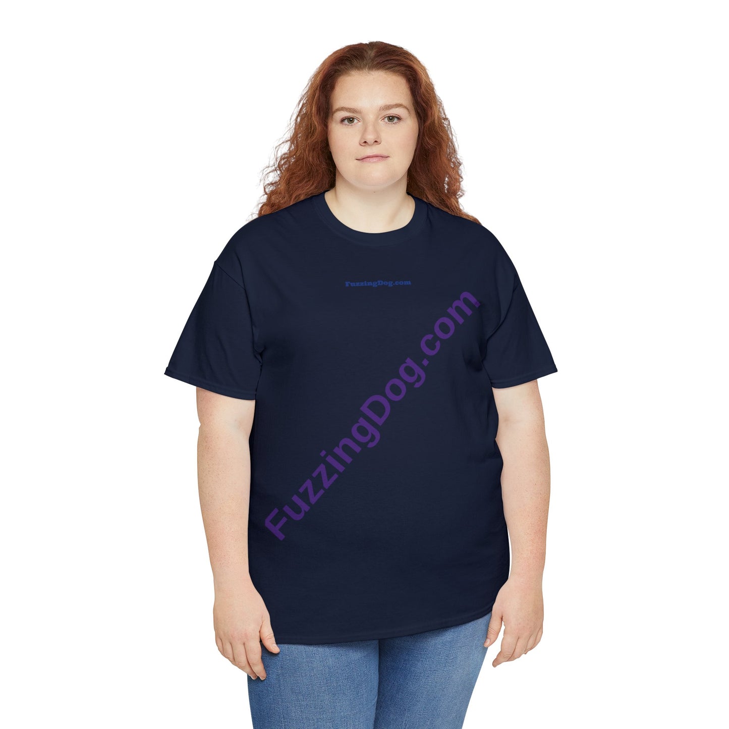Fuzzing Dog Unisex Heavy Cotton Tee