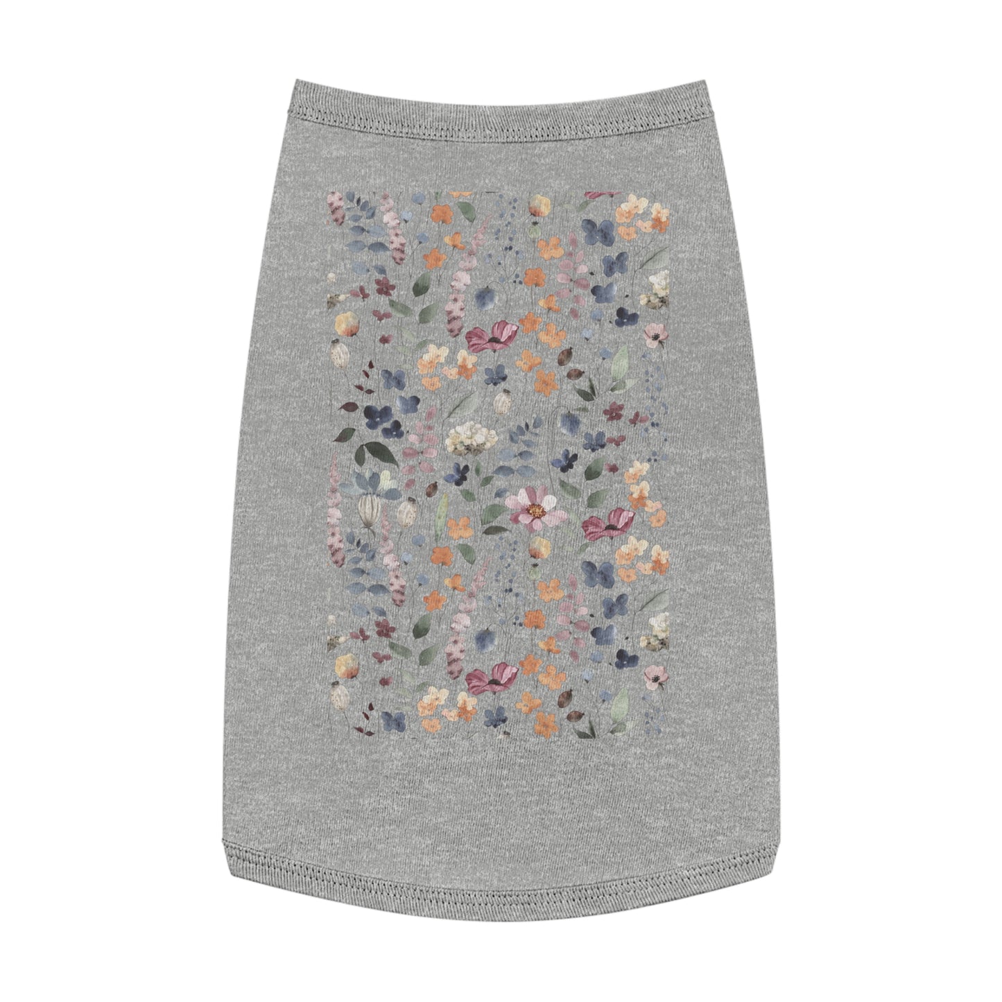Flowers Pet Tank Top.