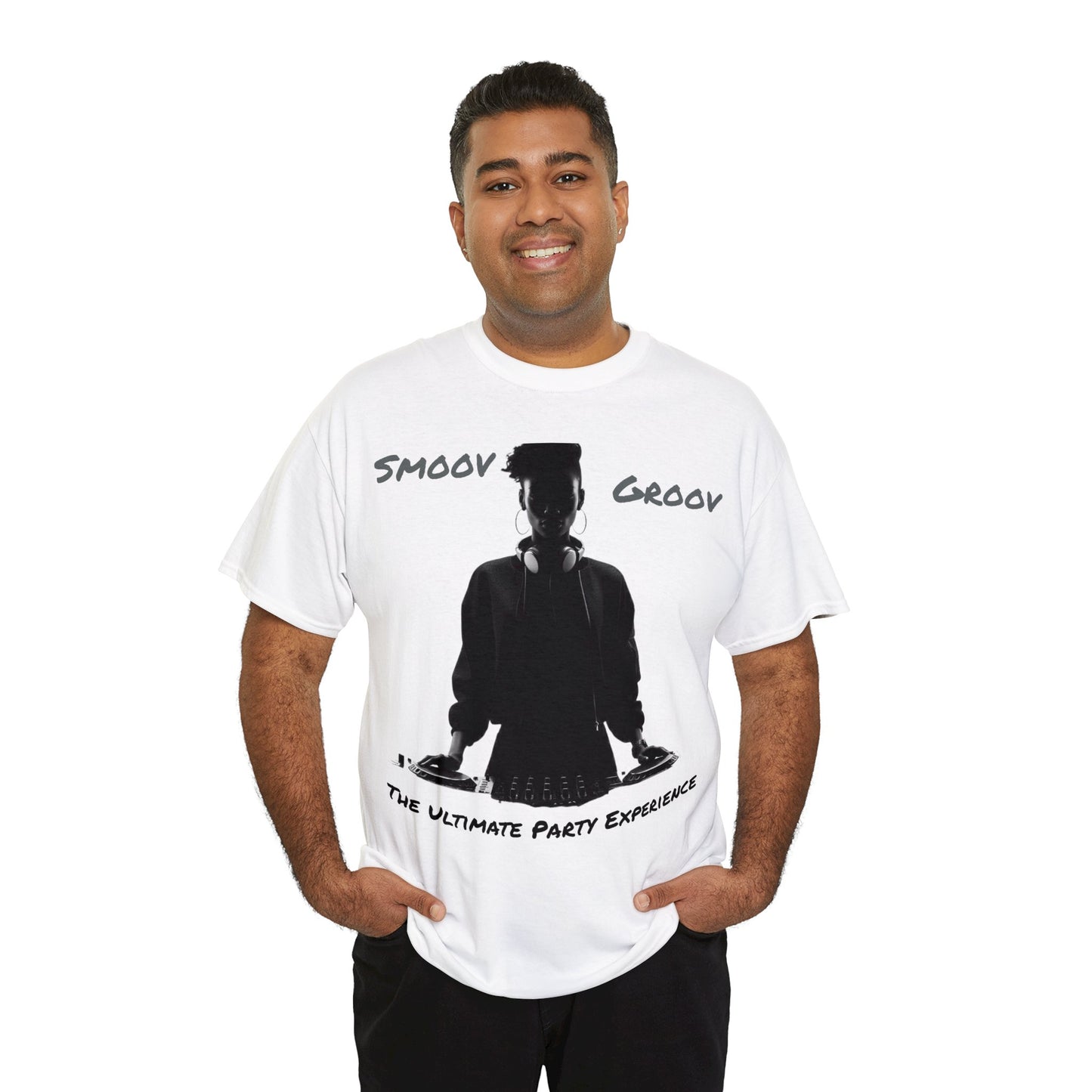 Smoov Groov Black Artist DJ Unisex Heavy Cotton T-Shirt