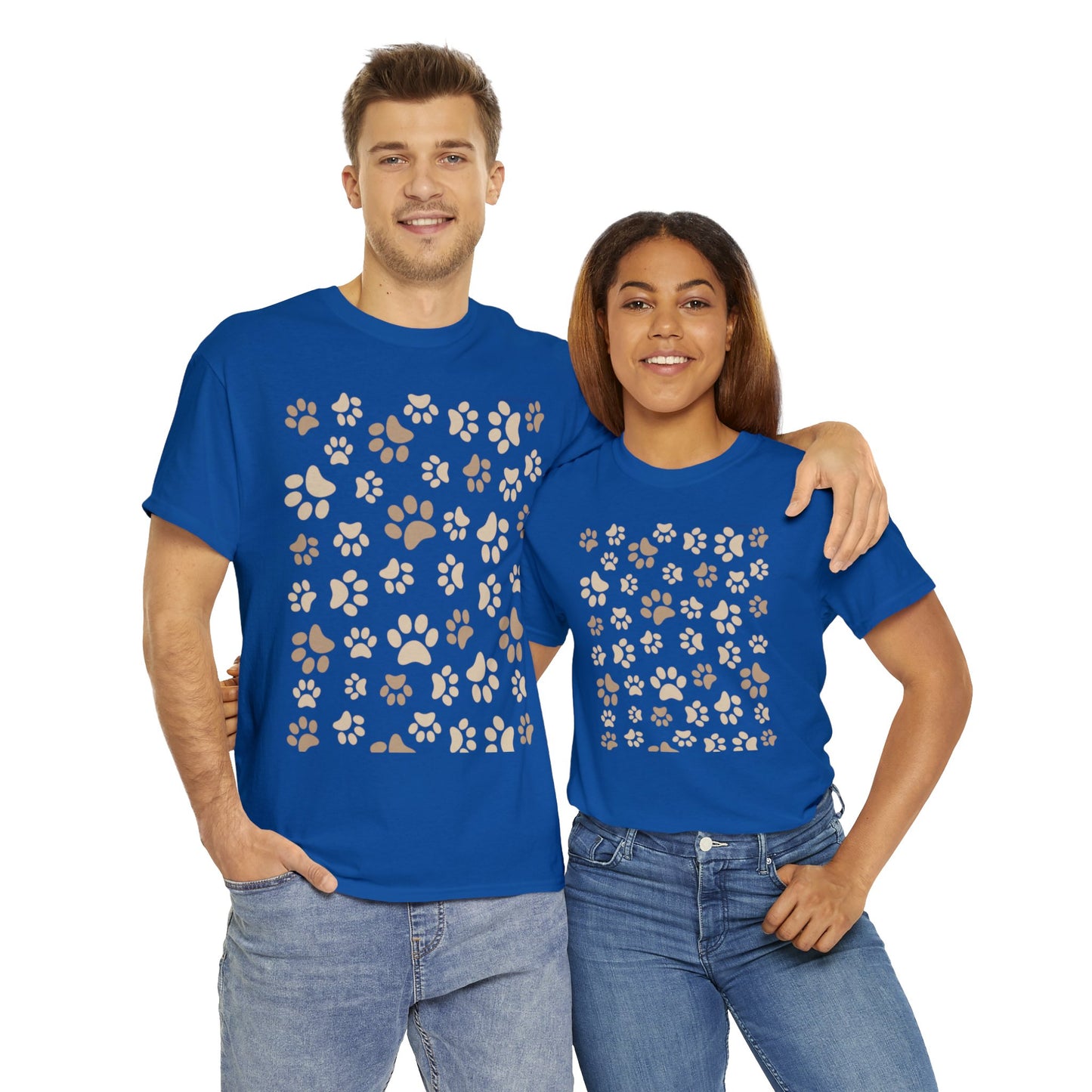 Dog Paws Unisex Heavy Cotton Tee