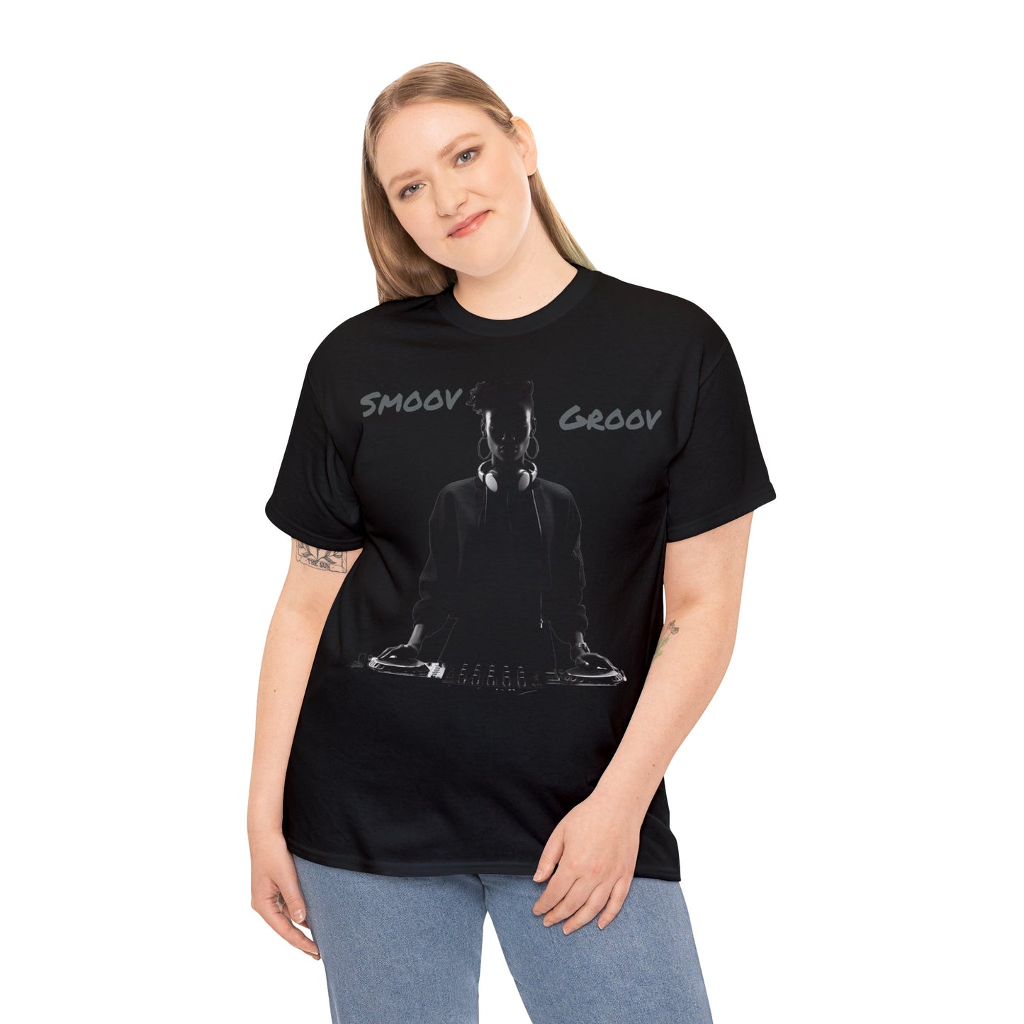 Smoov Groov Black Artist DJ Unisex Heavy Cotton T-Shirt