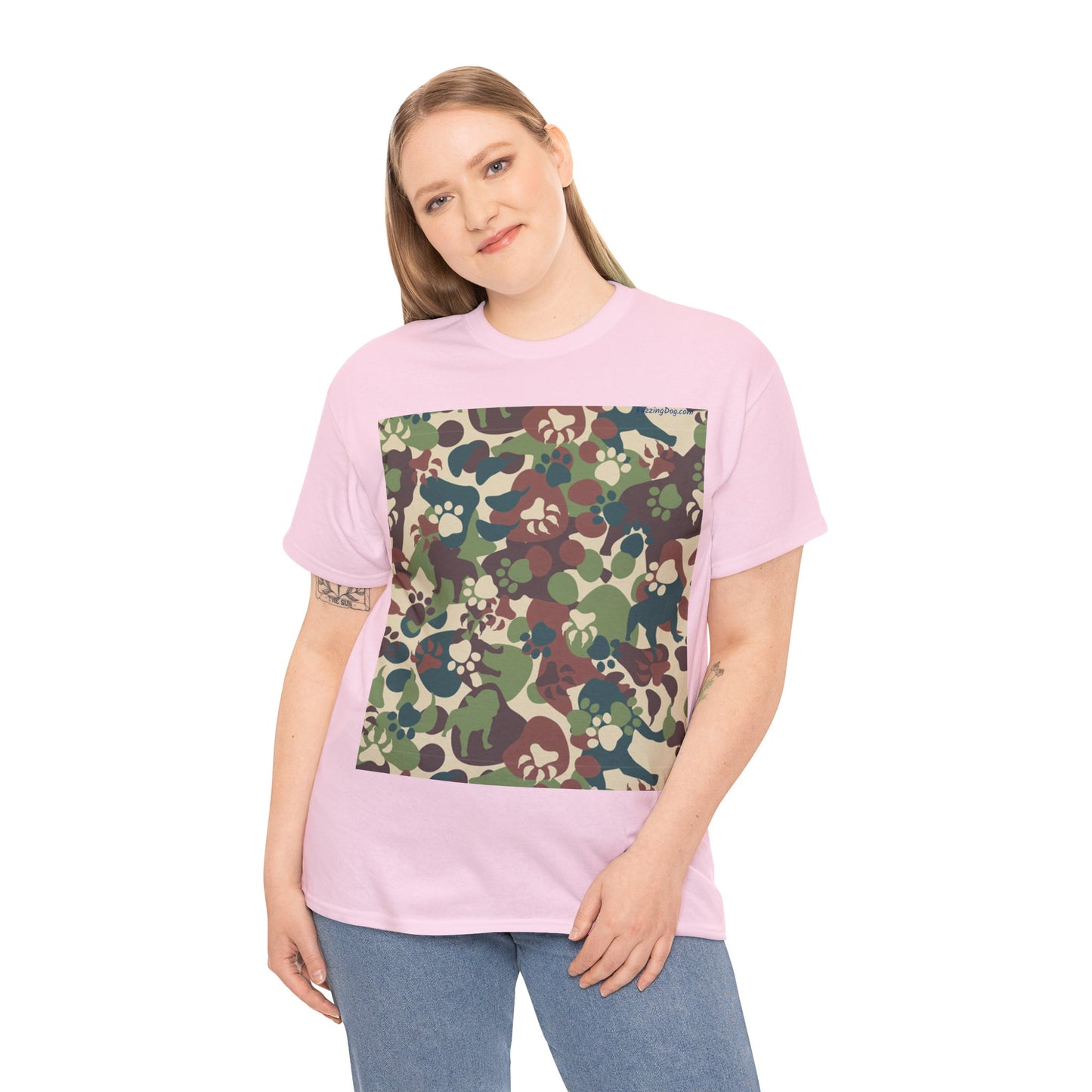Dog Camo Unisex Heavy Cotton Tee