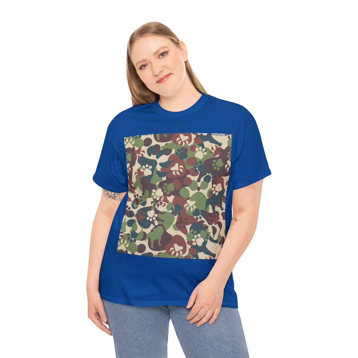 Dog Camo Unisex Heavy Cotton Tee