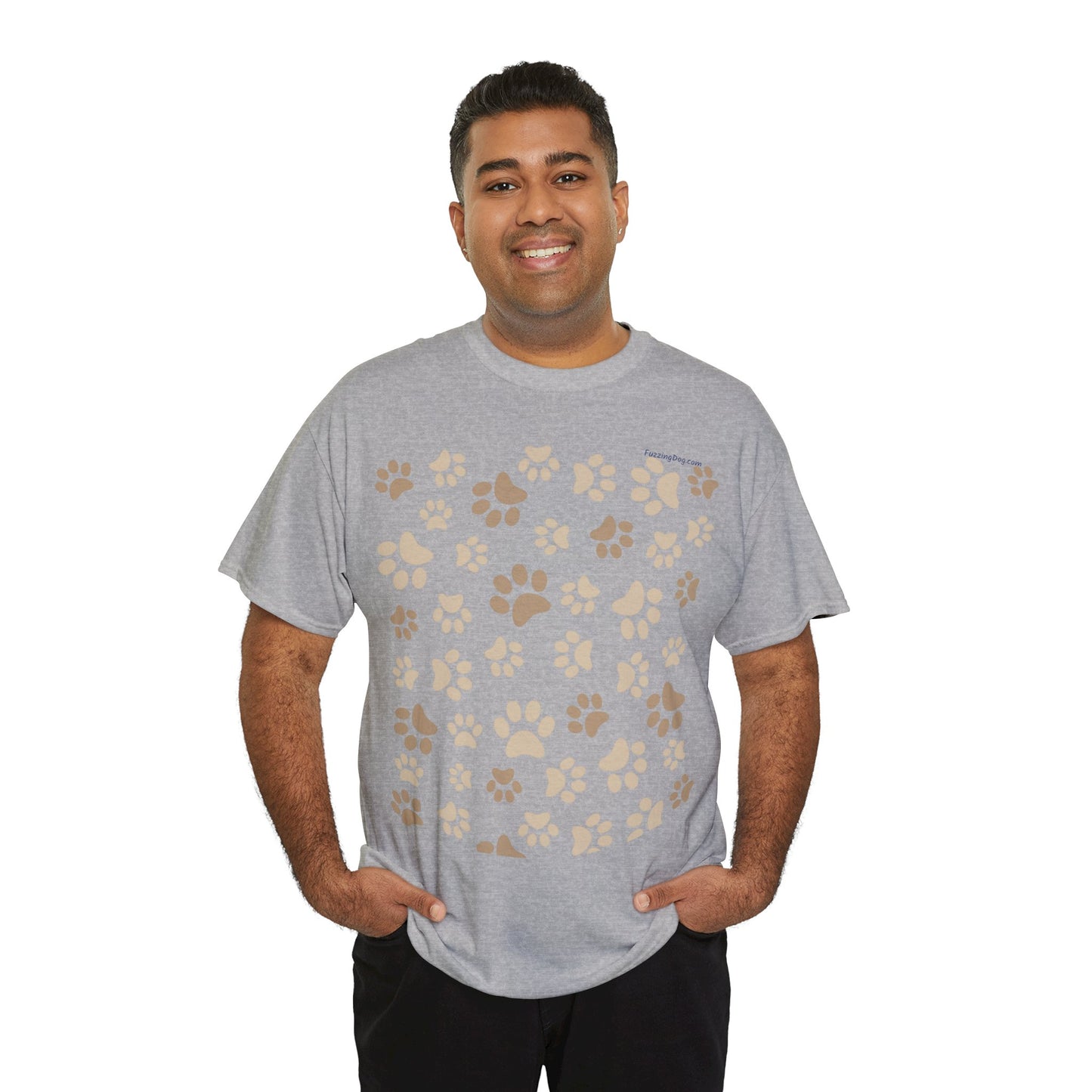 Dog Paws Unisex Heavy Cotton Tee