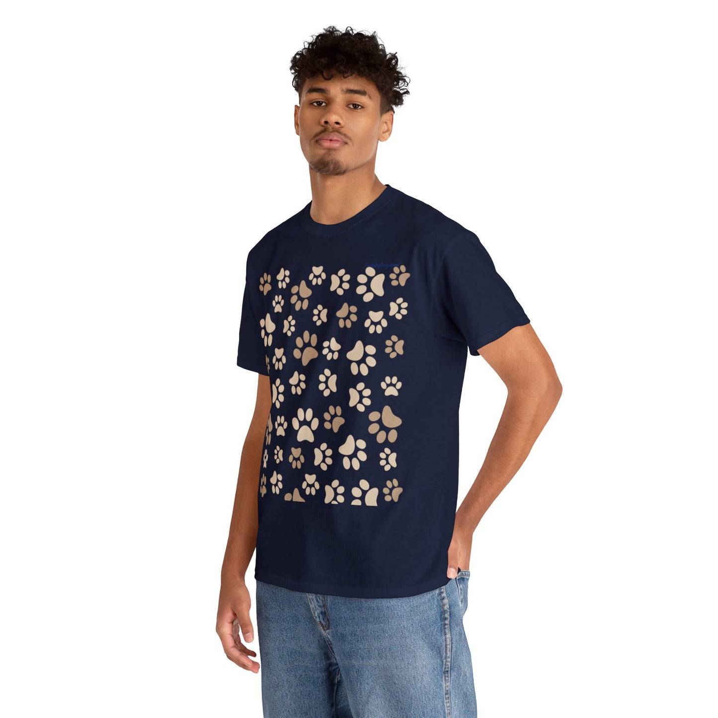 Dog Paws Unisex Heavy Cotton Tee
