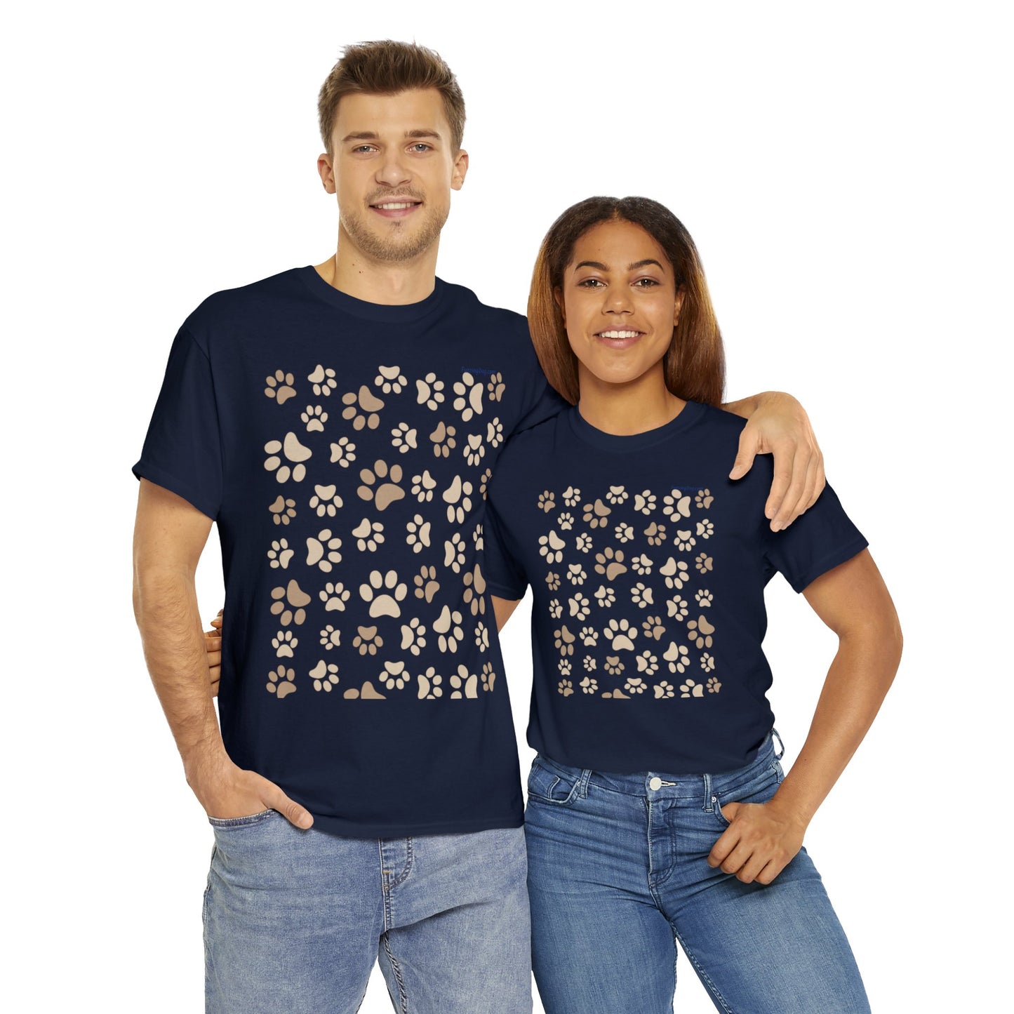 Dog Paws Unisex Heavy Cotton Tee