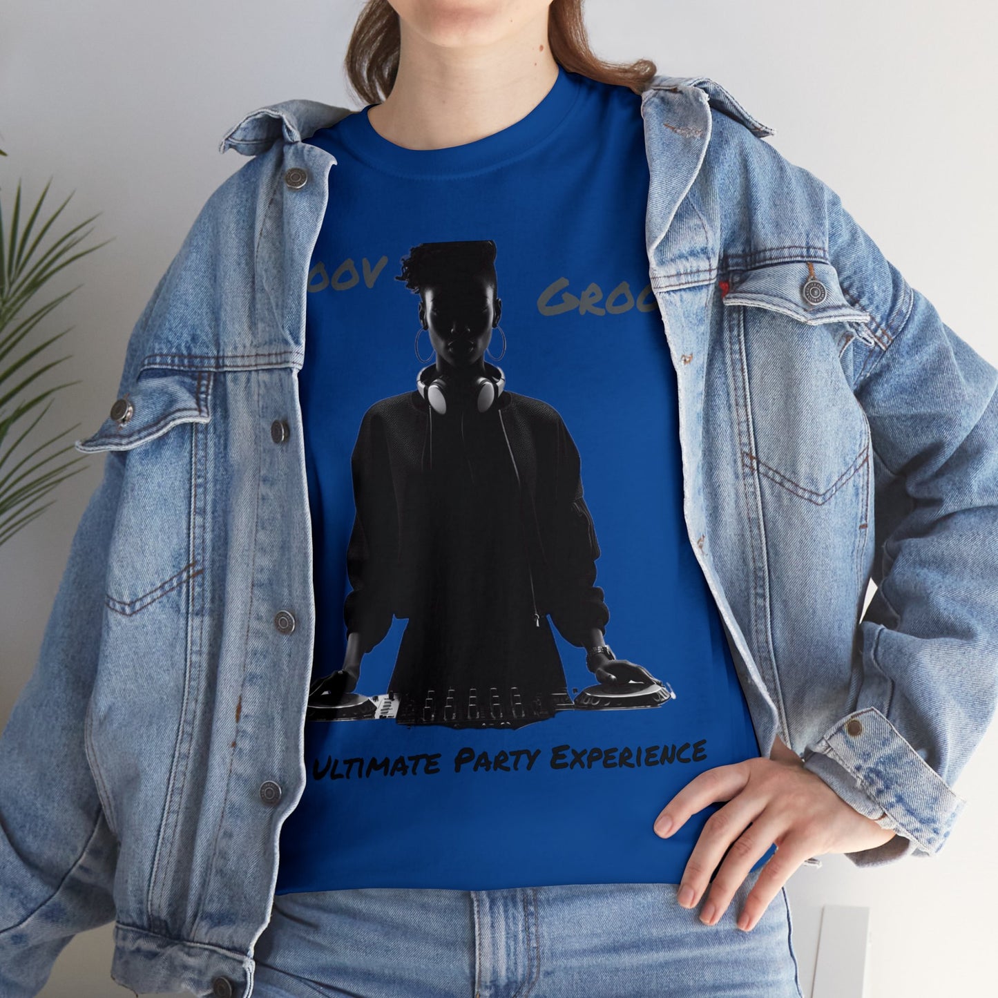 Smoov Groov Black Artist DJ Unisex Heavy Cotton T-Shirt