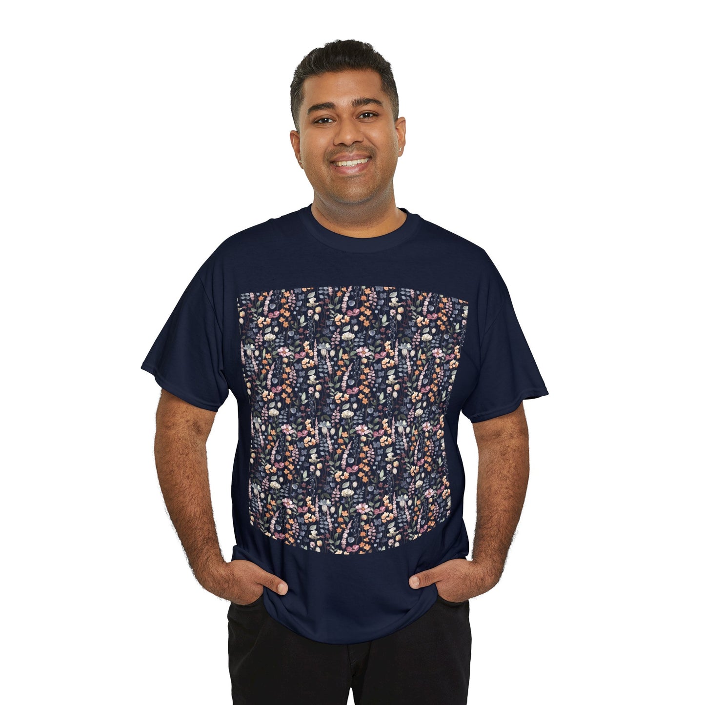 Flowers Unisex Heavy Cotton Tee