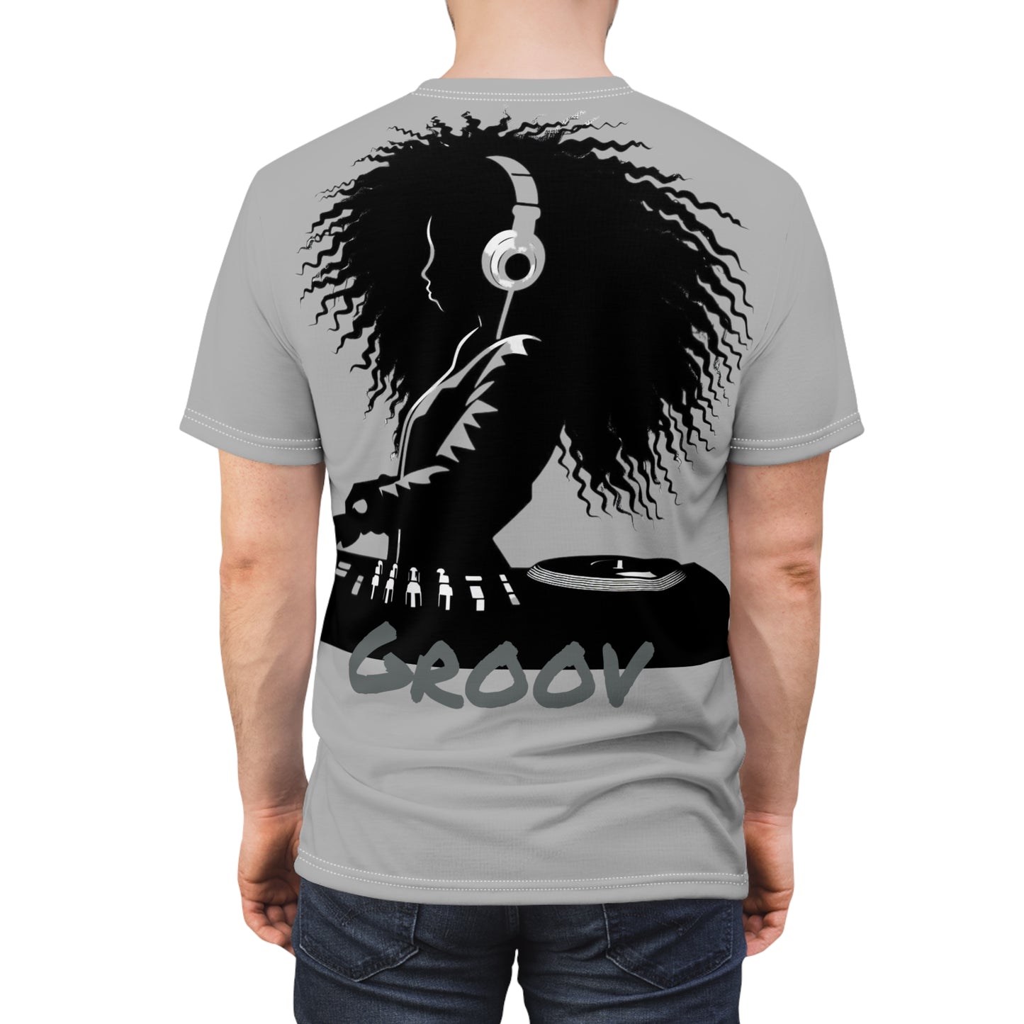 Smoov Groov Back Unisex Cut & Sew Tee (AOP)