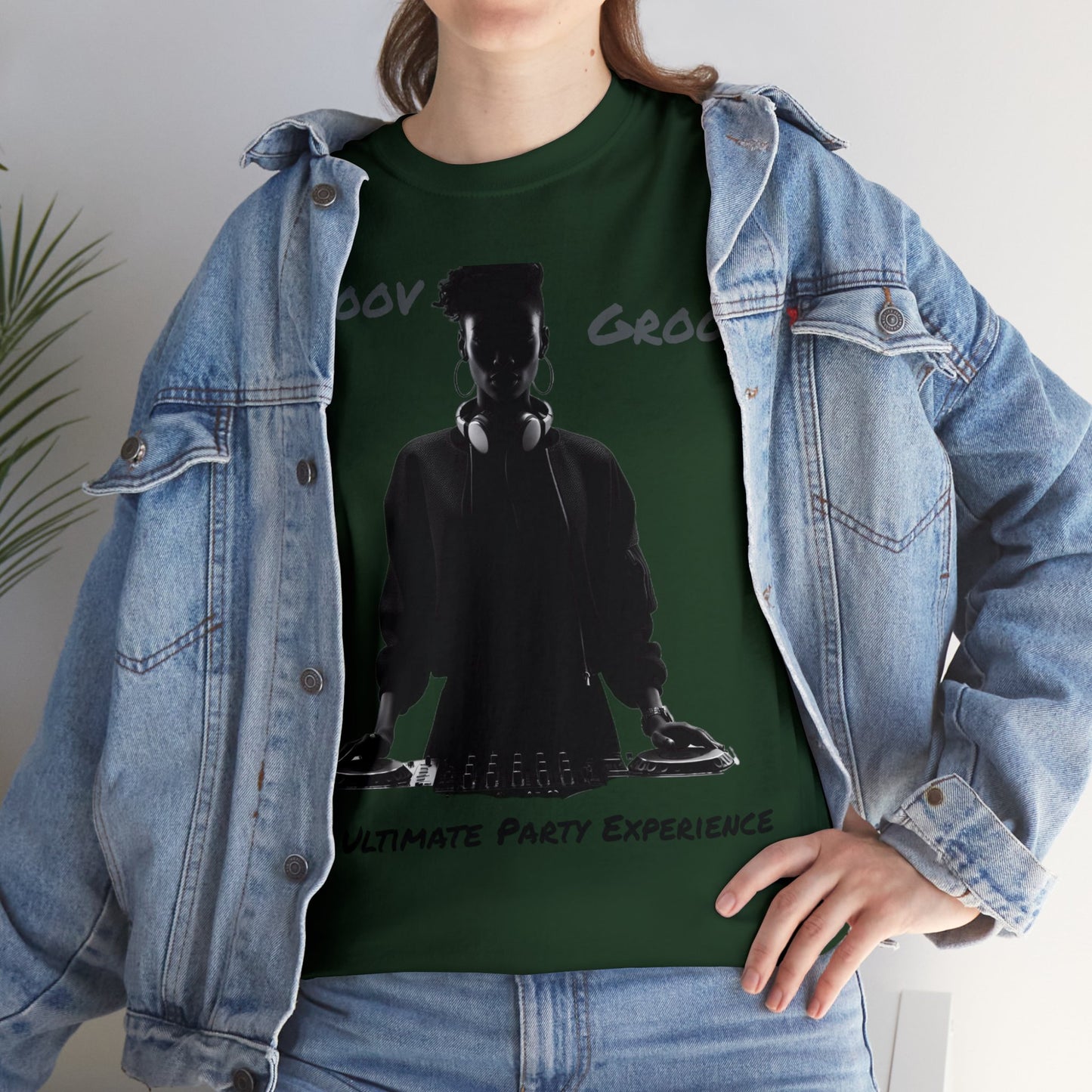 Smoov Groov Black Artist DJ Unisex Heavy Cotton T-Shirt