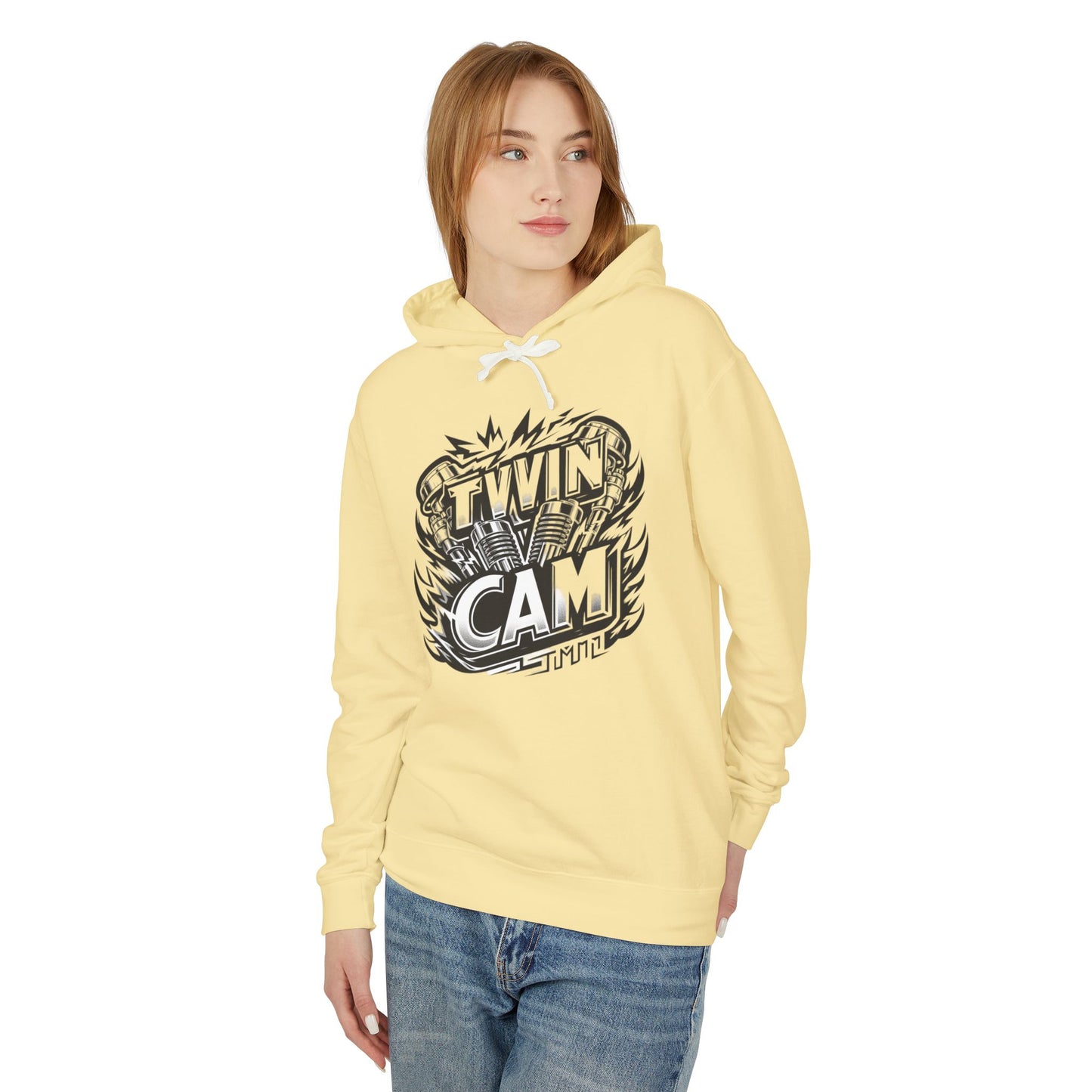 Twin Cam Motor Lightweight Hoodie - Cotton