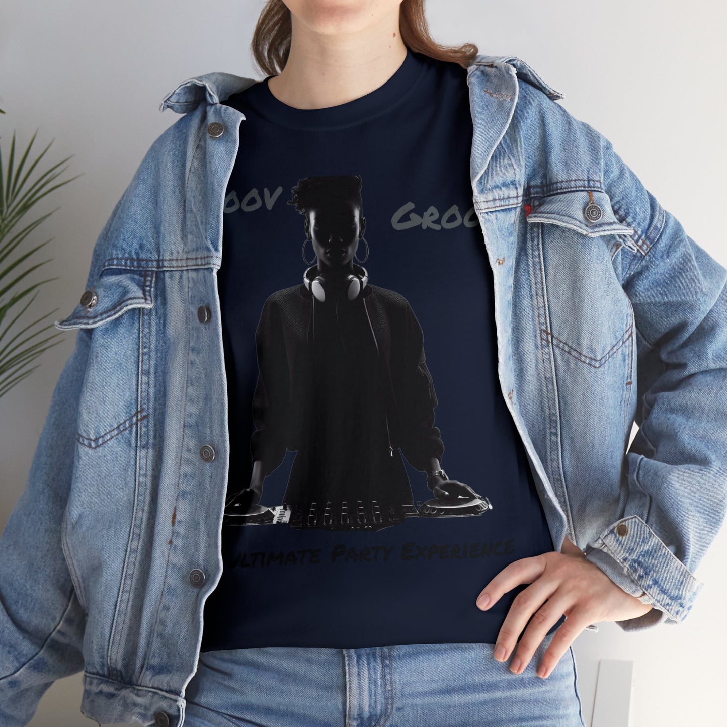 Smoov Groov Black Artist DJ Unisex Heavy Cotton T-Shirt