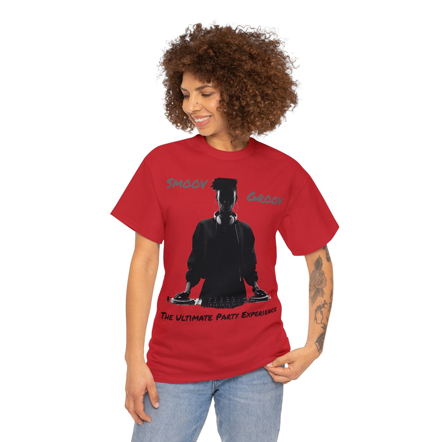 Smoov Groov Black Artist DJ Unisex Heavy Cotton T-Shirt