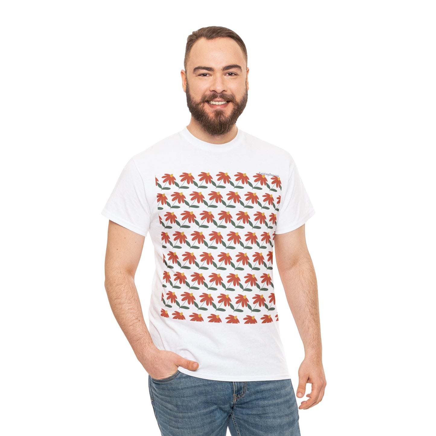 Flower Unisex Heavy Cotton Tee