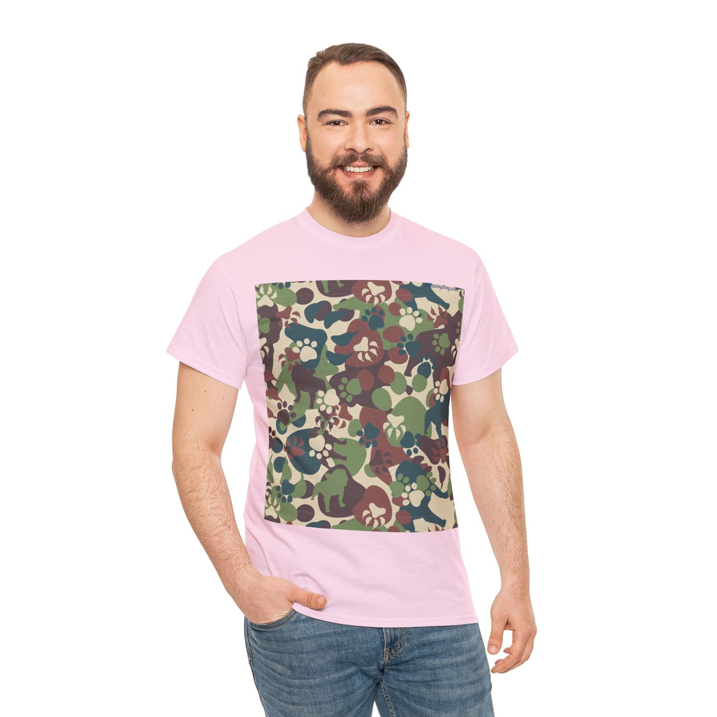 Dog Camo Unisex Heavy Cotton Tee