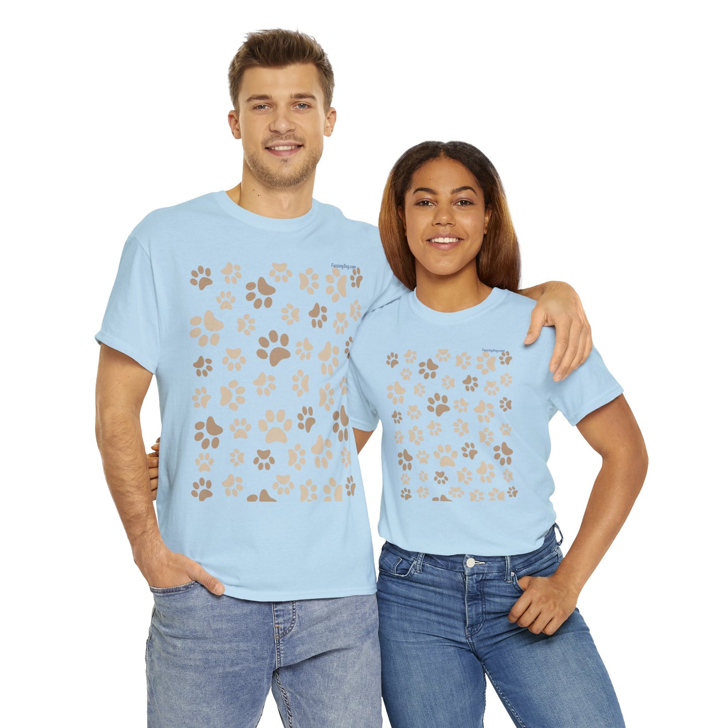 Dog Paws Unisex Heavy Cotton Tee