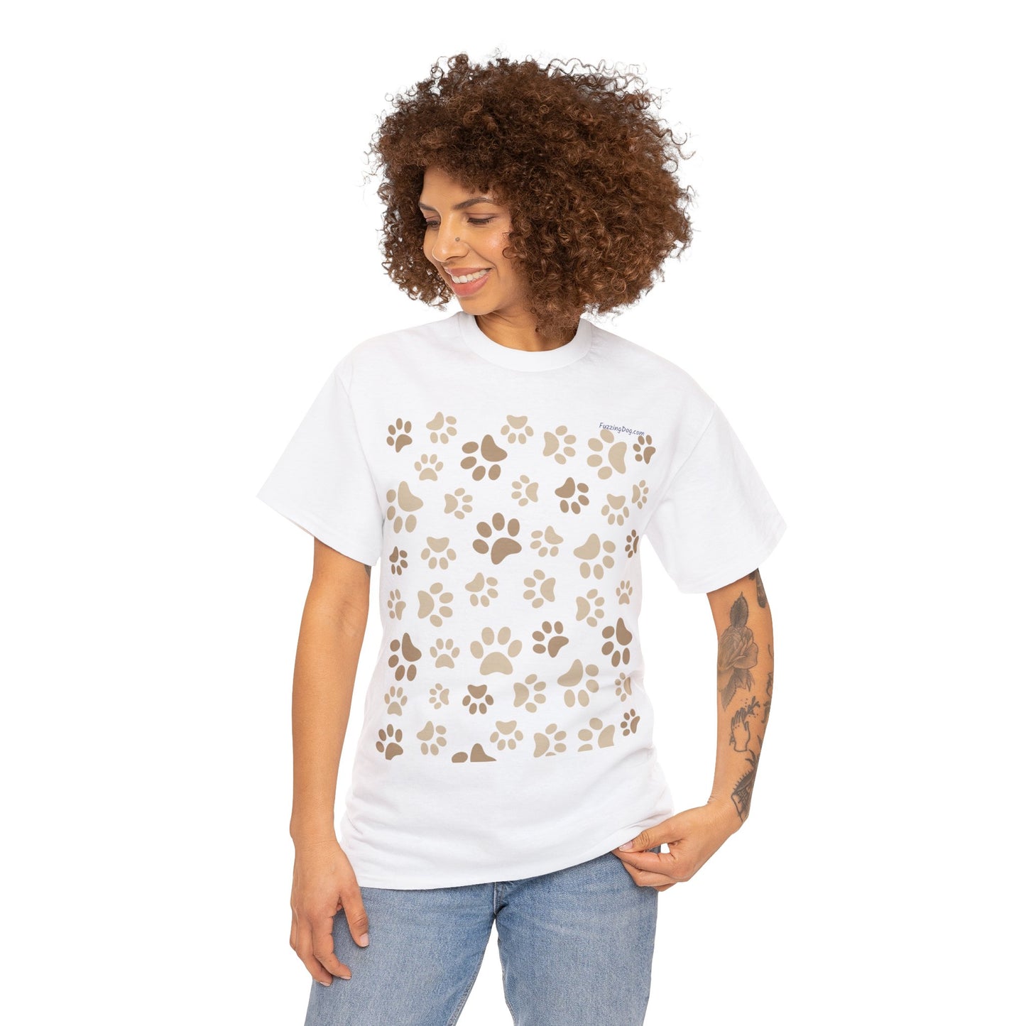 Dog Paws Unisex Heavy Cotton Tee