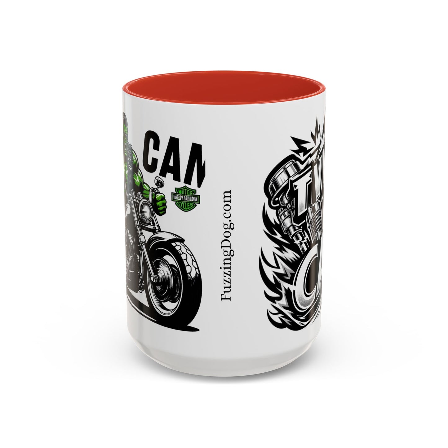Twin Cam Biker White Mug - 15oz