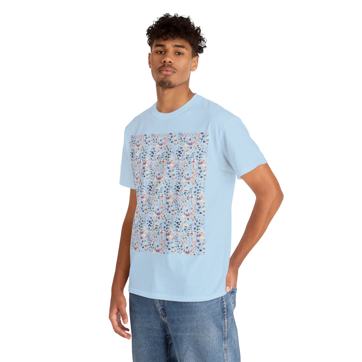 Flowers Unisex Heavy Cotton Tee