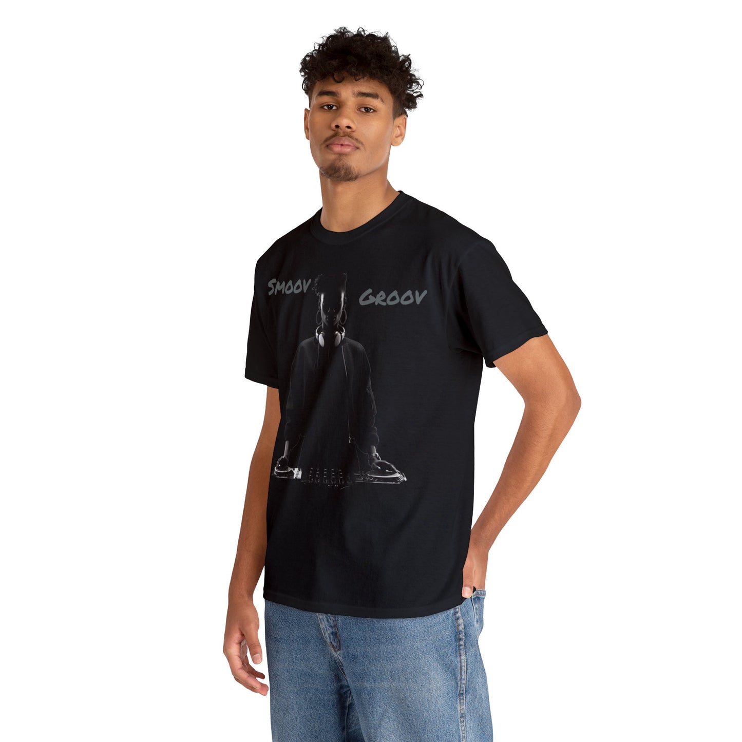 Smoov Groov Black Artist DJ Unisex Heavy Cotton T-Shirt