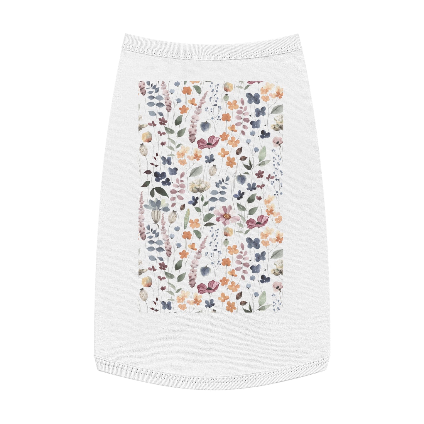 Flowers Pet Tank Top.