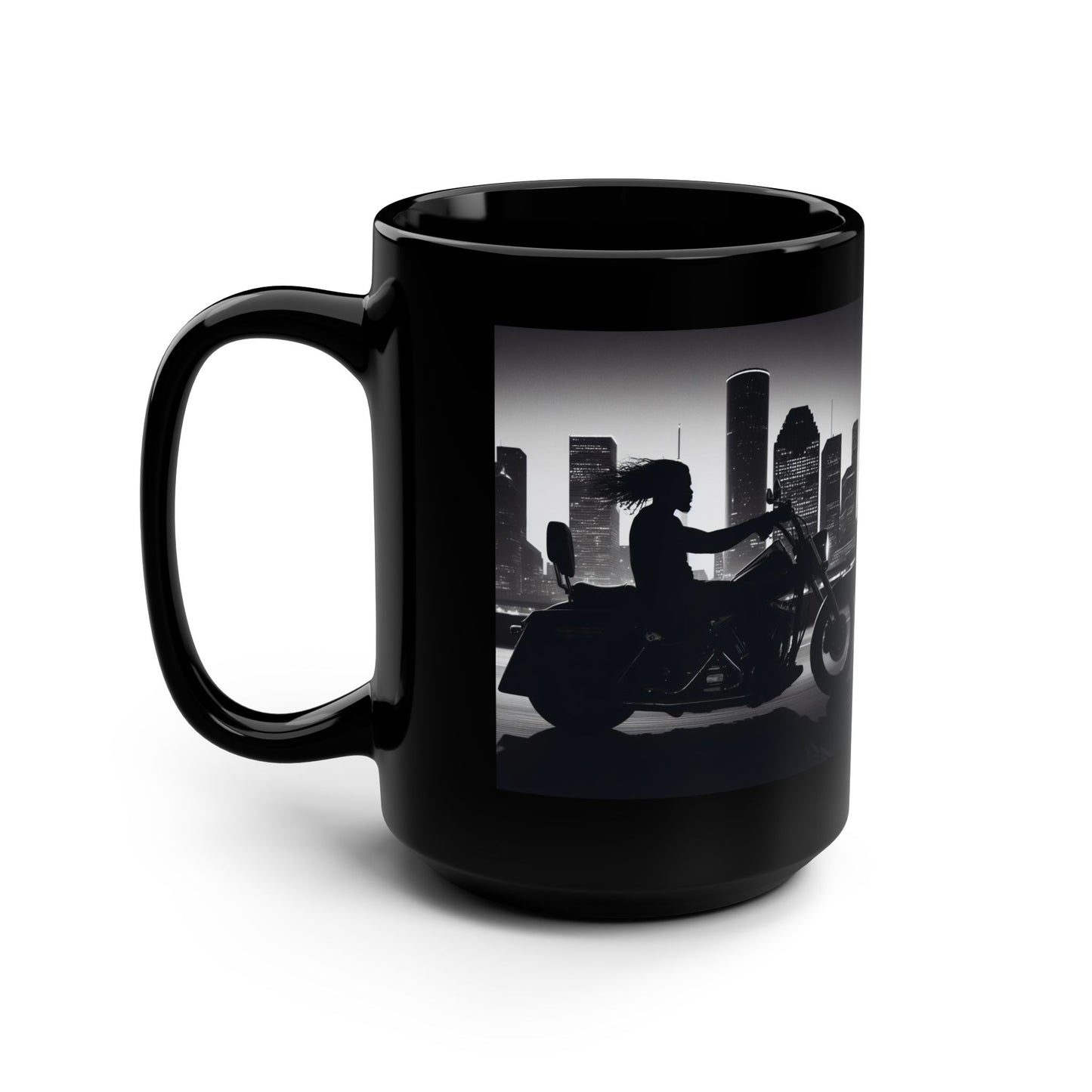 Night ride Motorcycle 15oz Coffee Mug