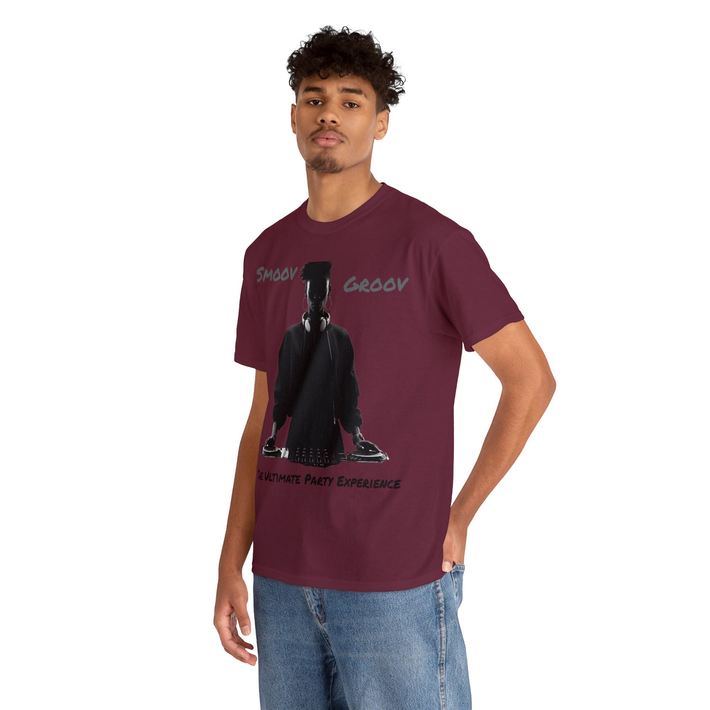 Smoov Groov Black Artist DJ Unisex Heavy Cotton T-Shirt