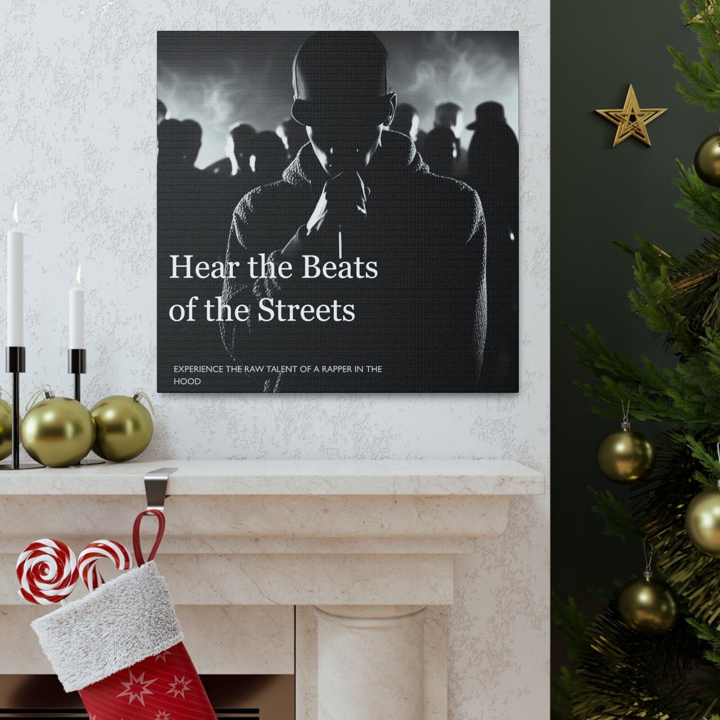 Smoov Street rapper Canvas Wall Art
