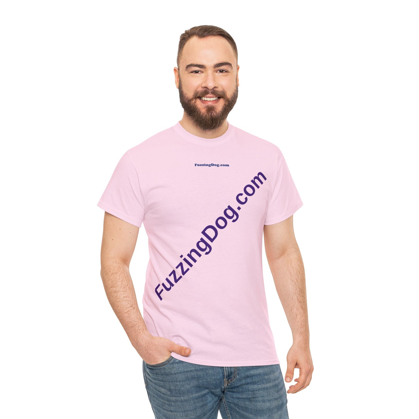 Fuzzing Dog Unisex Heavy Cotton Tee