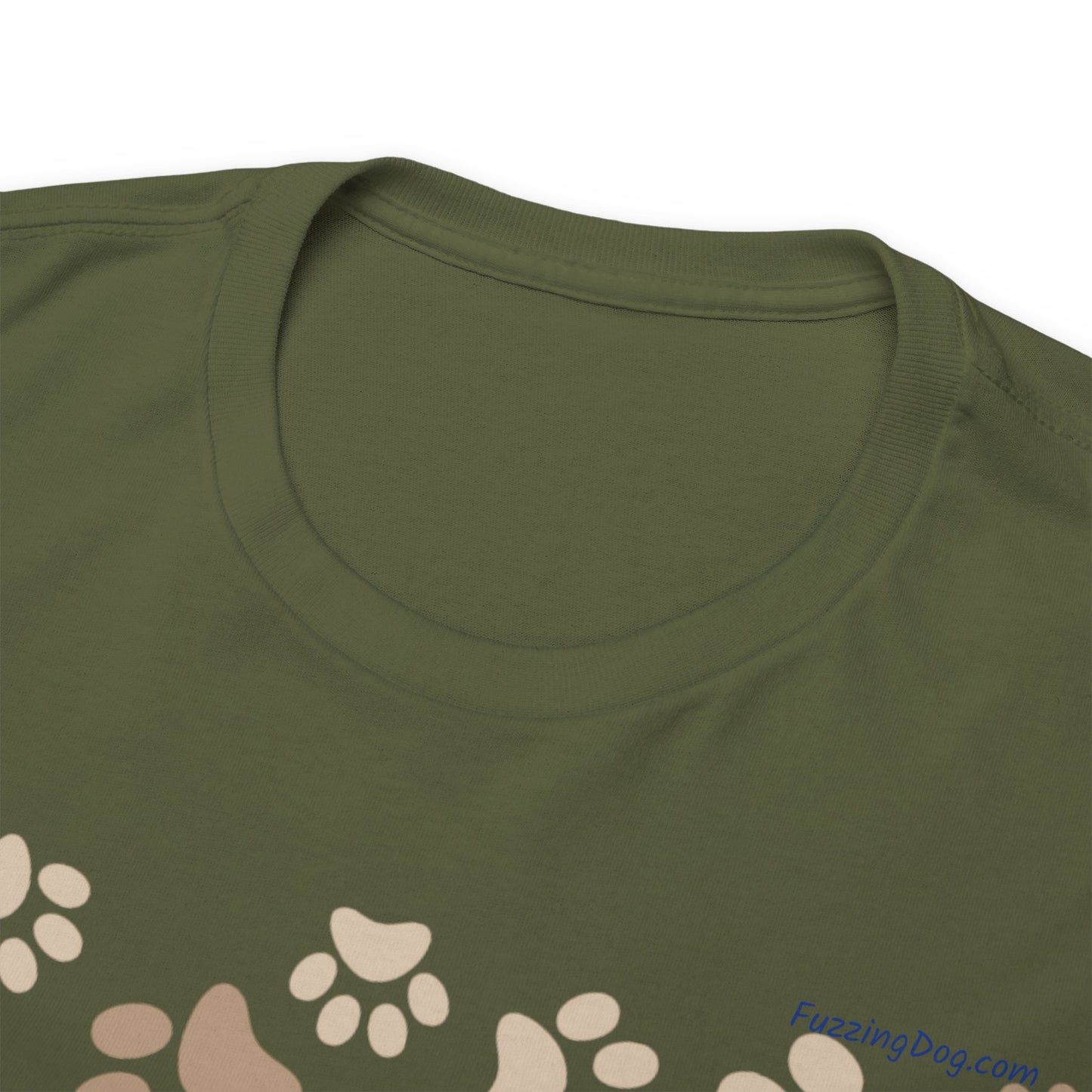 Dog Paws Unisex Heavy Cotton Tee