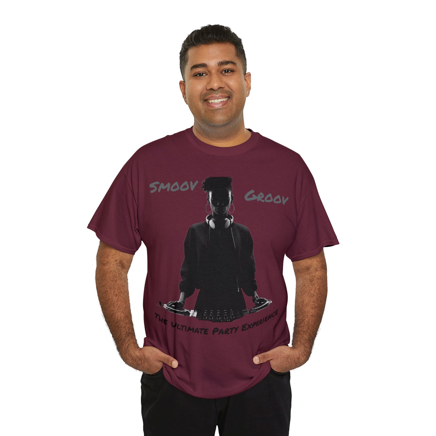 Smoov Groov Black Artist DJ Unisex Heavy Cotton T-Shirt