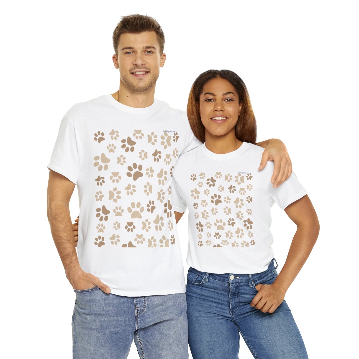 Dog Paws Unisex Heavy Cotton Tee